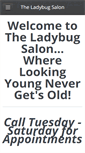 Mobile Screenshot of ladybugboutiqueandsalon.com